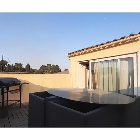 Maison Terrasse Barbecue A 1 Tram De Montpellier Et 20 Min Des Plages Saint-Jean-de-Vedas